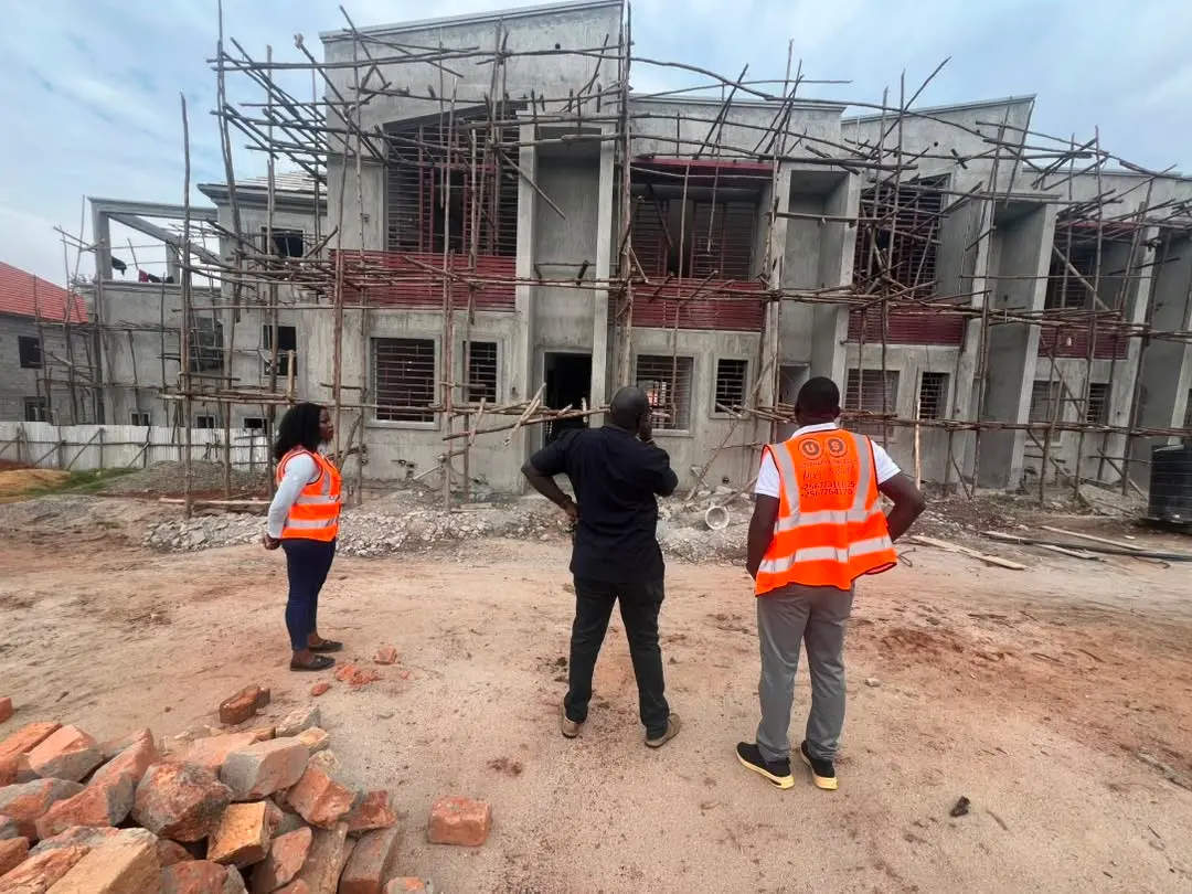 The Ulternative Spaces team on site in Kampala