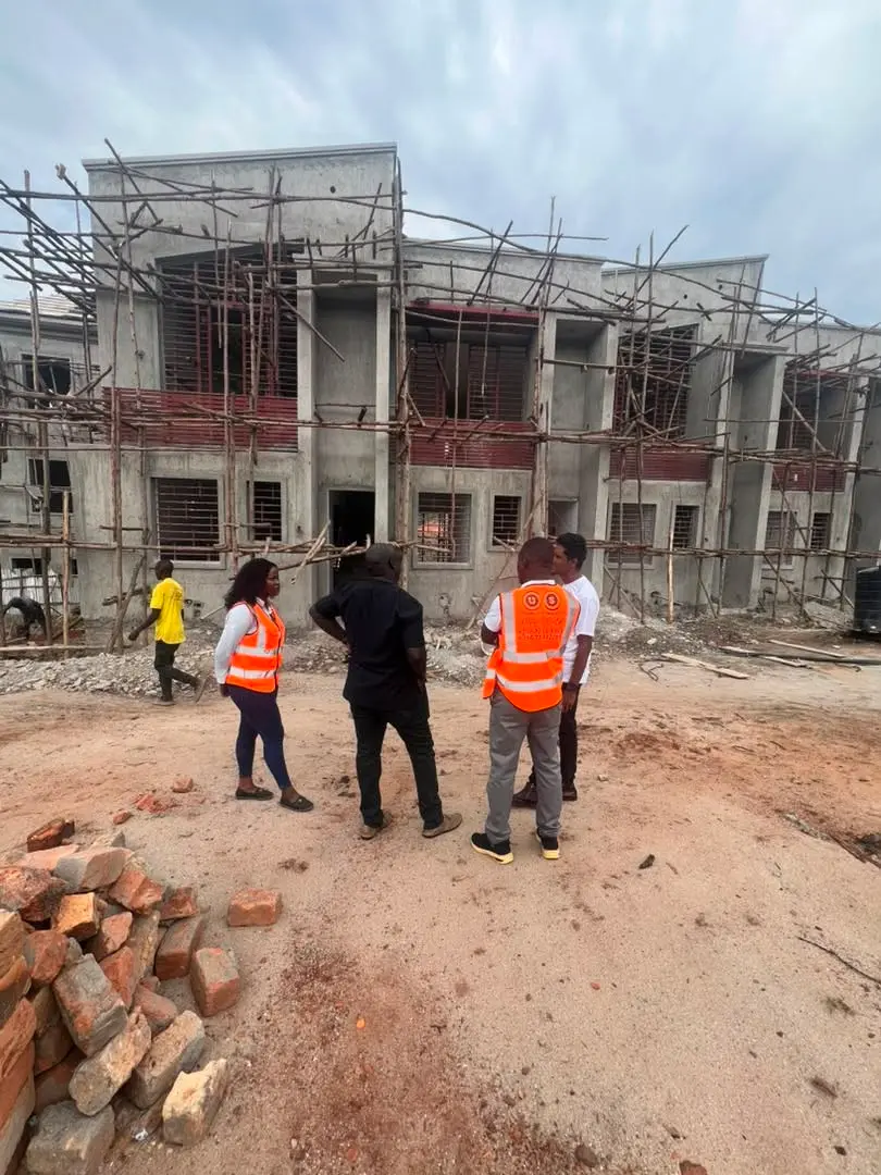 The team on site